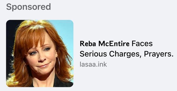 An online rumor said Reba McEntire was facing serious charges and asked for prayers regarding a lawsuit involving Martha MacCallum and Fox News.