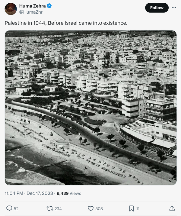 Tal-Alrabea Beach in Tel Aviv, 1944